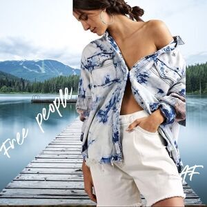 FREE PEOPLE SUNSHINE COAST PATCHWORK TOP NWT